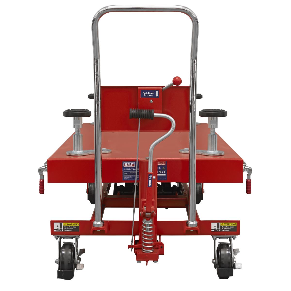 Sealey 1000kg Capacity EV Battery Lift/Hydraulic Platform Truck High Lift