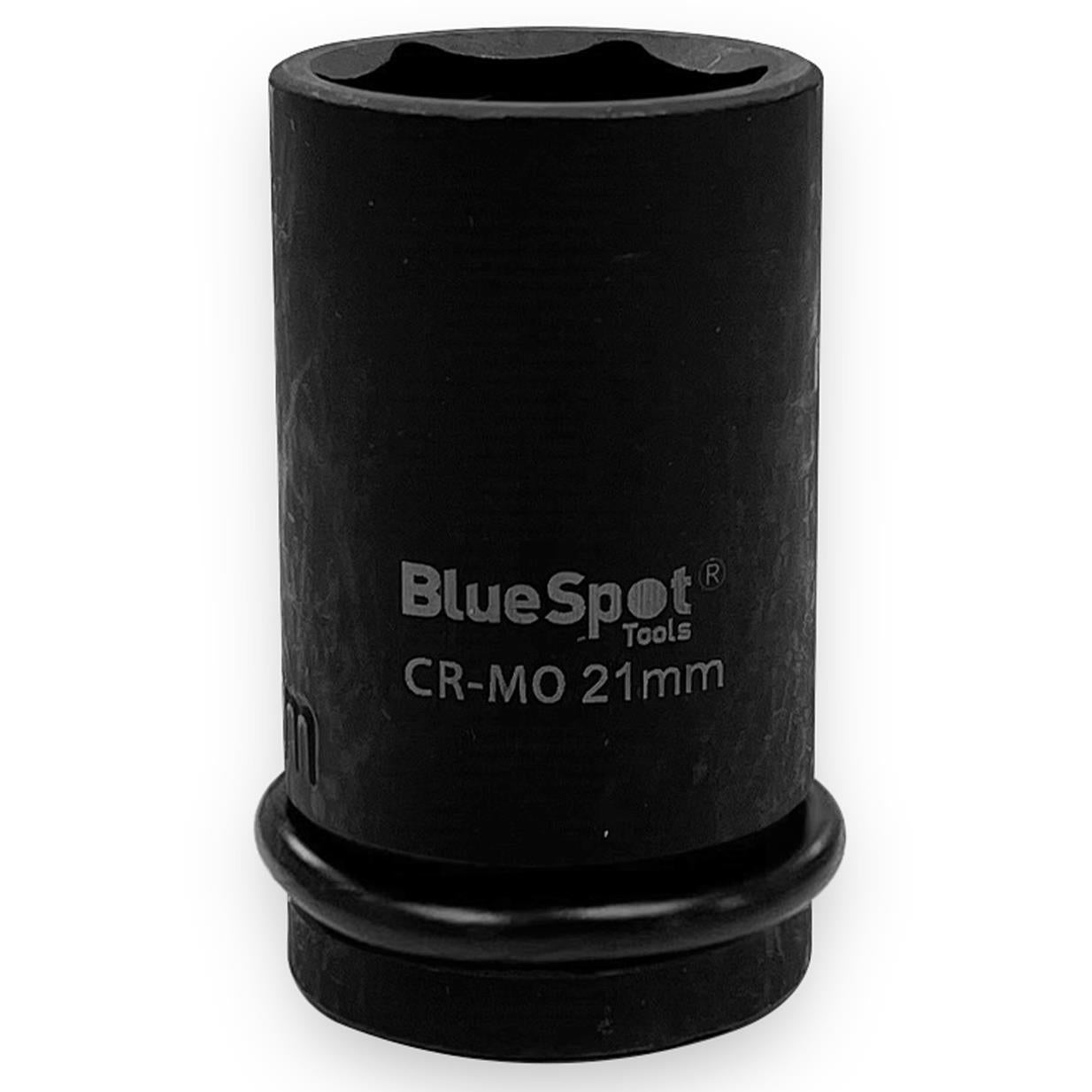 BlueSpot Impact Scaffold Socket With Ring And Pin 21mm 1/2