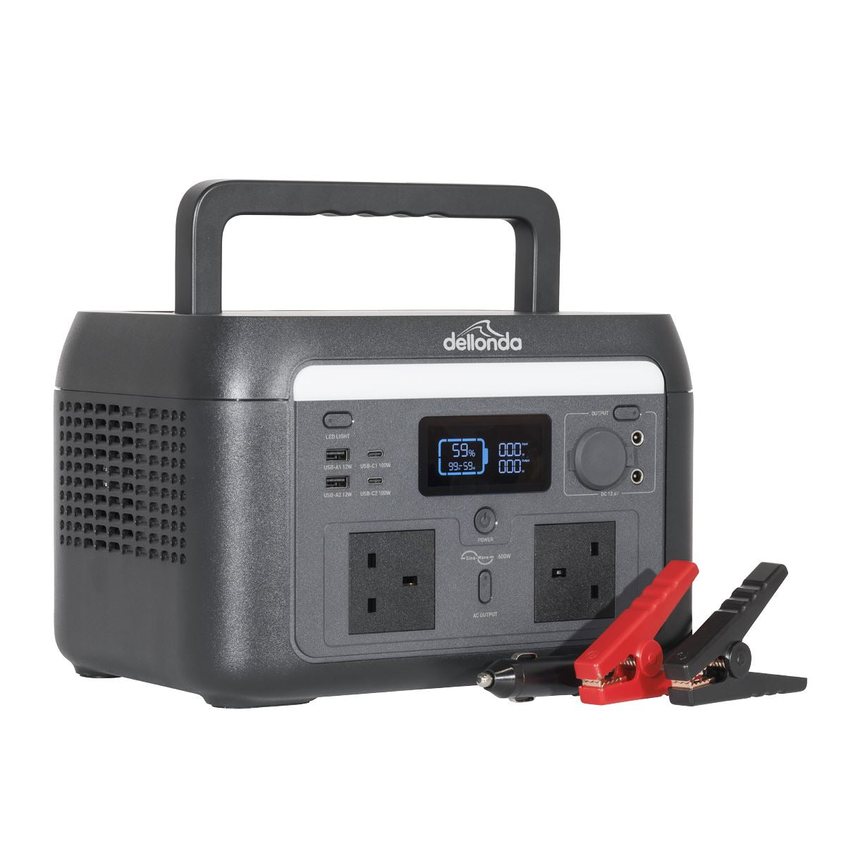 Dellonda Portable Power Station 600W 