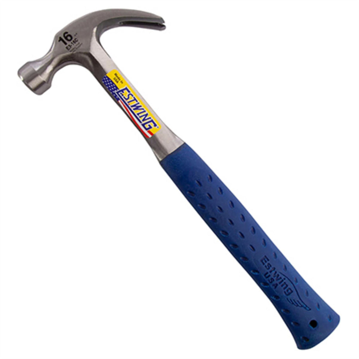 Estwing E3-16C Curved Claw Hammer 16oz/448g 23535  White Rose Tools