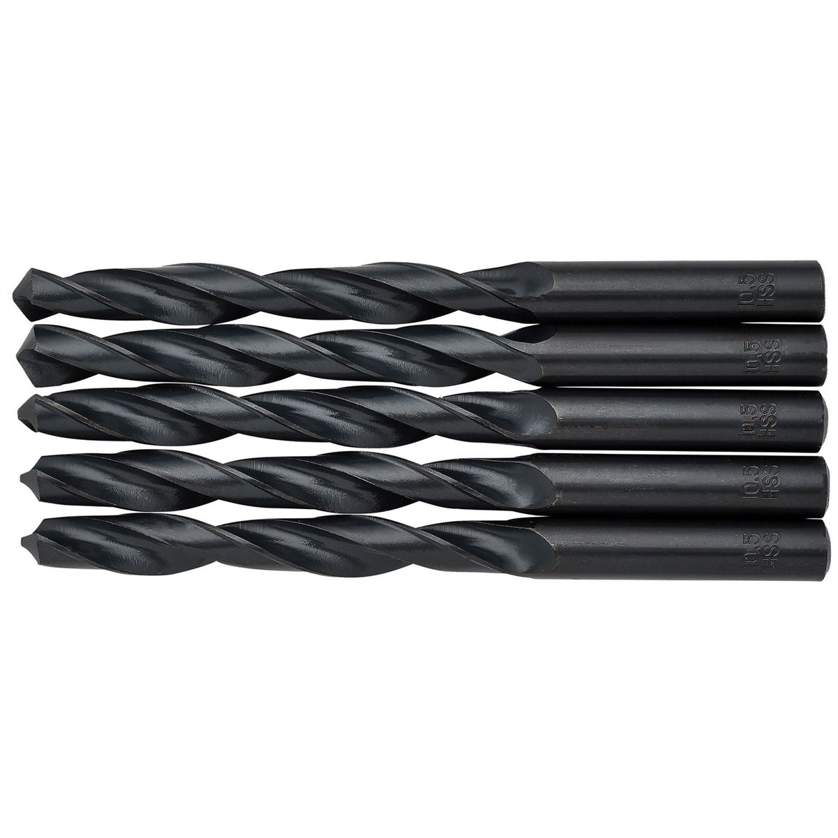 Draper Expert HSS Drill Bit 10.5 x 220mm (Pack of 5) 38818  White Rose Tools