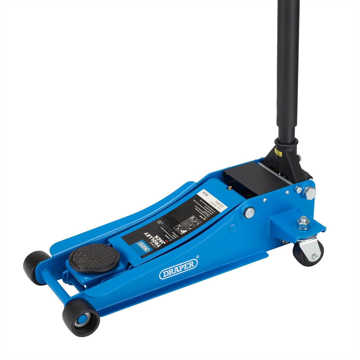 Draper Low Profile Trolley Jack 2 Tonne 28497  White Rose Tools