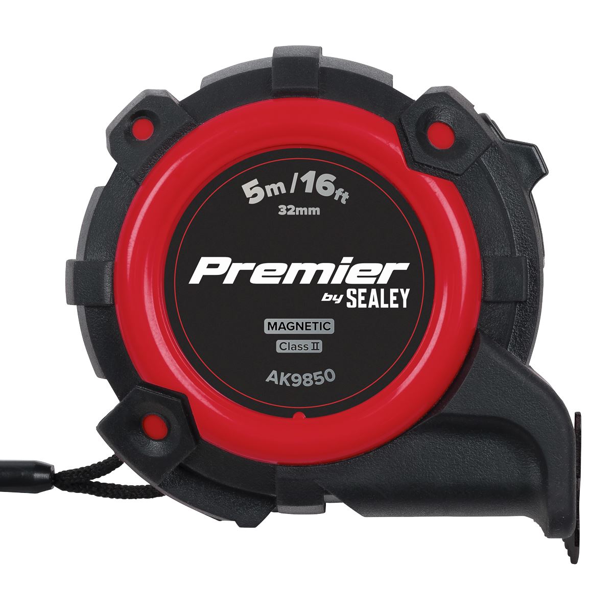 Sealey Premier Metric/Imperial Tape Measure Extra-Wide Blade 5m(16ft) x 32mm