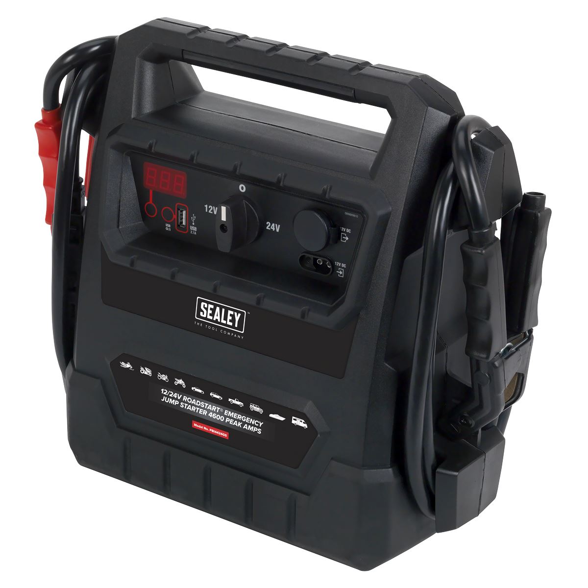Sealey RoadStart® Emergency Jump Starter 12/24V 4600 Peak Amps - DEKRA Approved