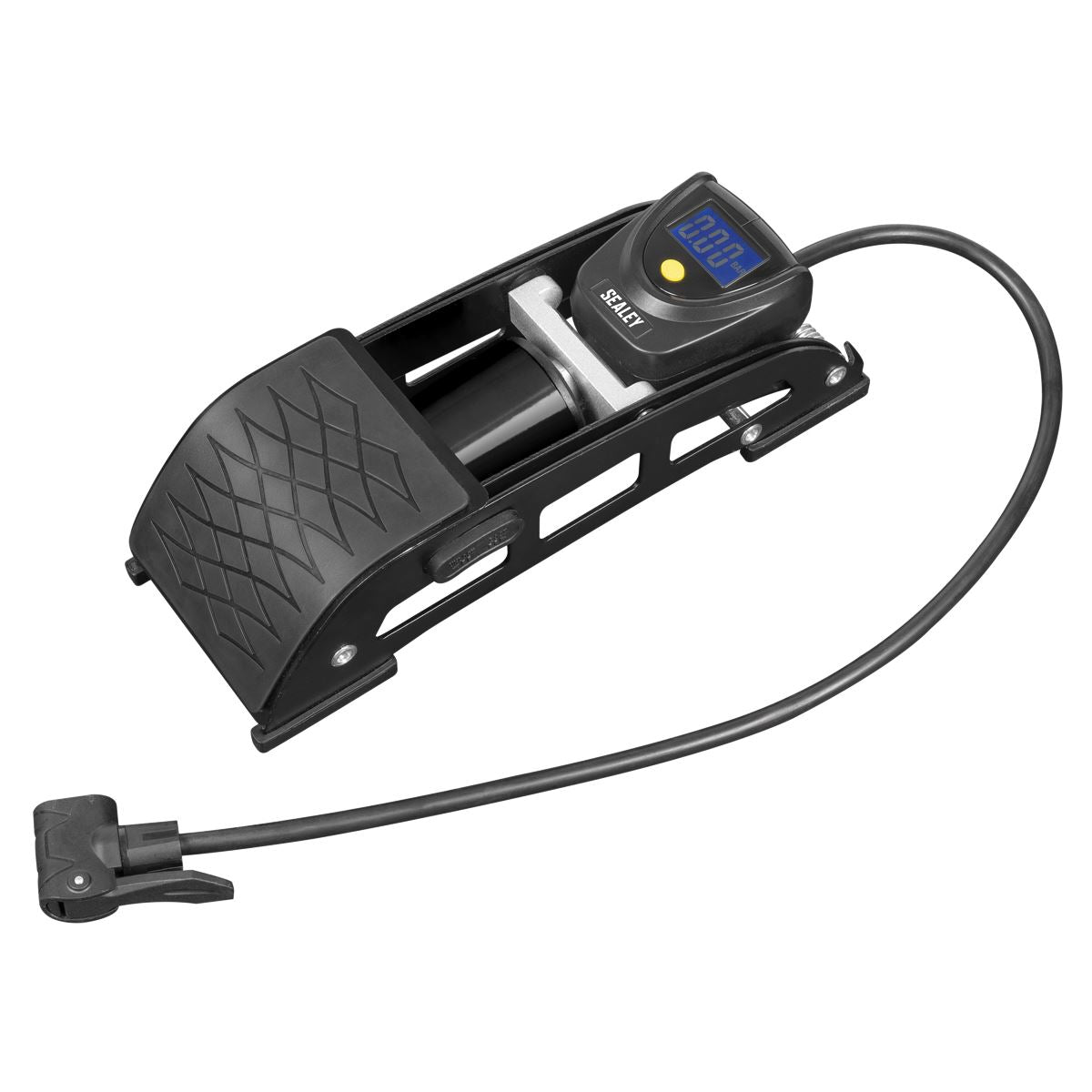 Sealey Single Barrel Digital Foot Pump
