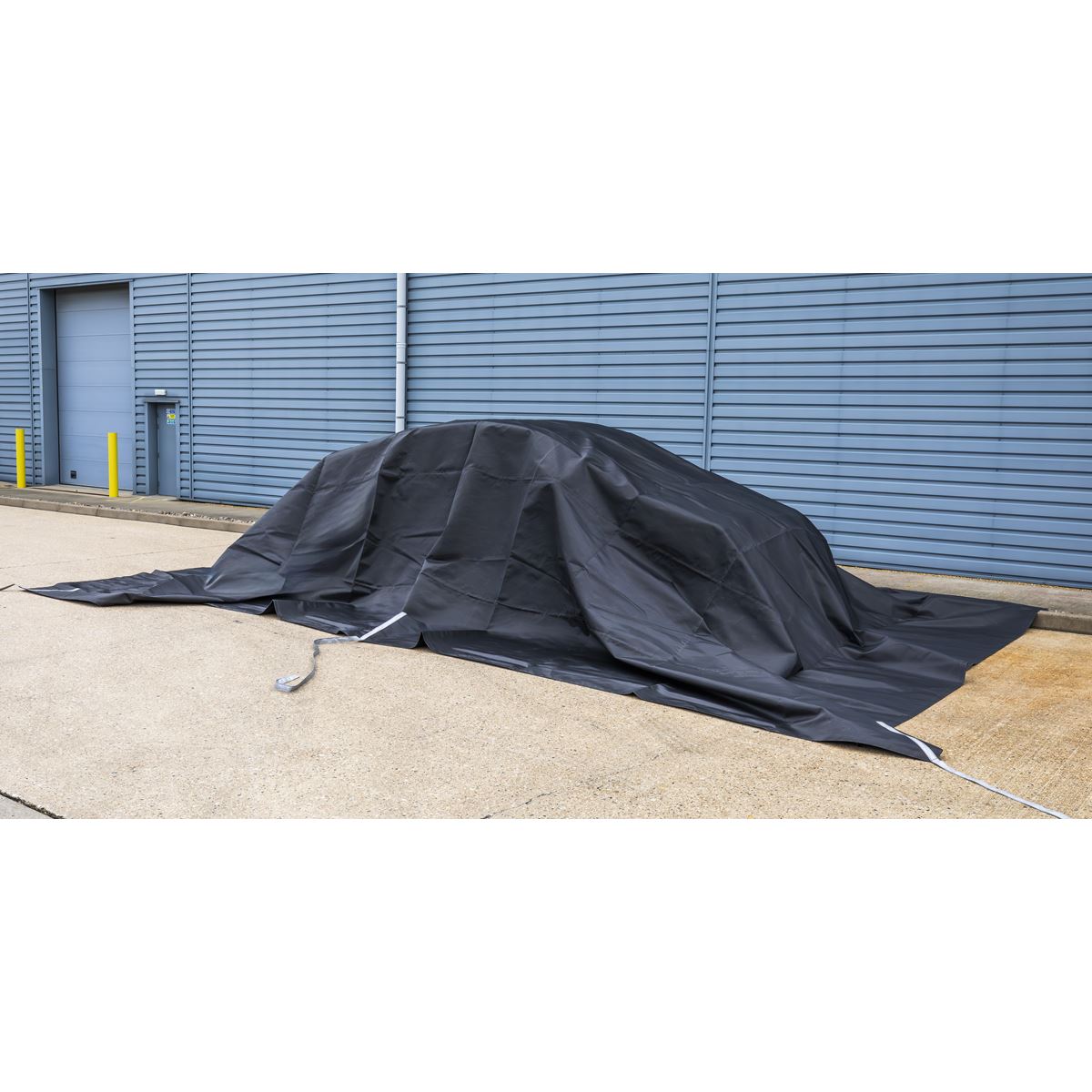 Sealey Vehicle Fire Safety Blanket - PU Coated 6 x 8m  White Rose Tools
