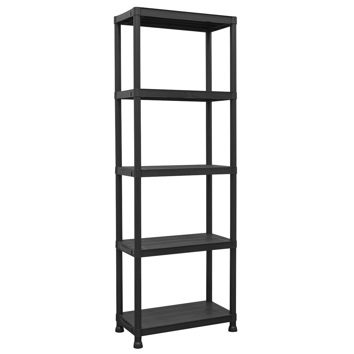 Sealey Plastic Racking Unit with 5 Shelves 25kg Capacity Per Level