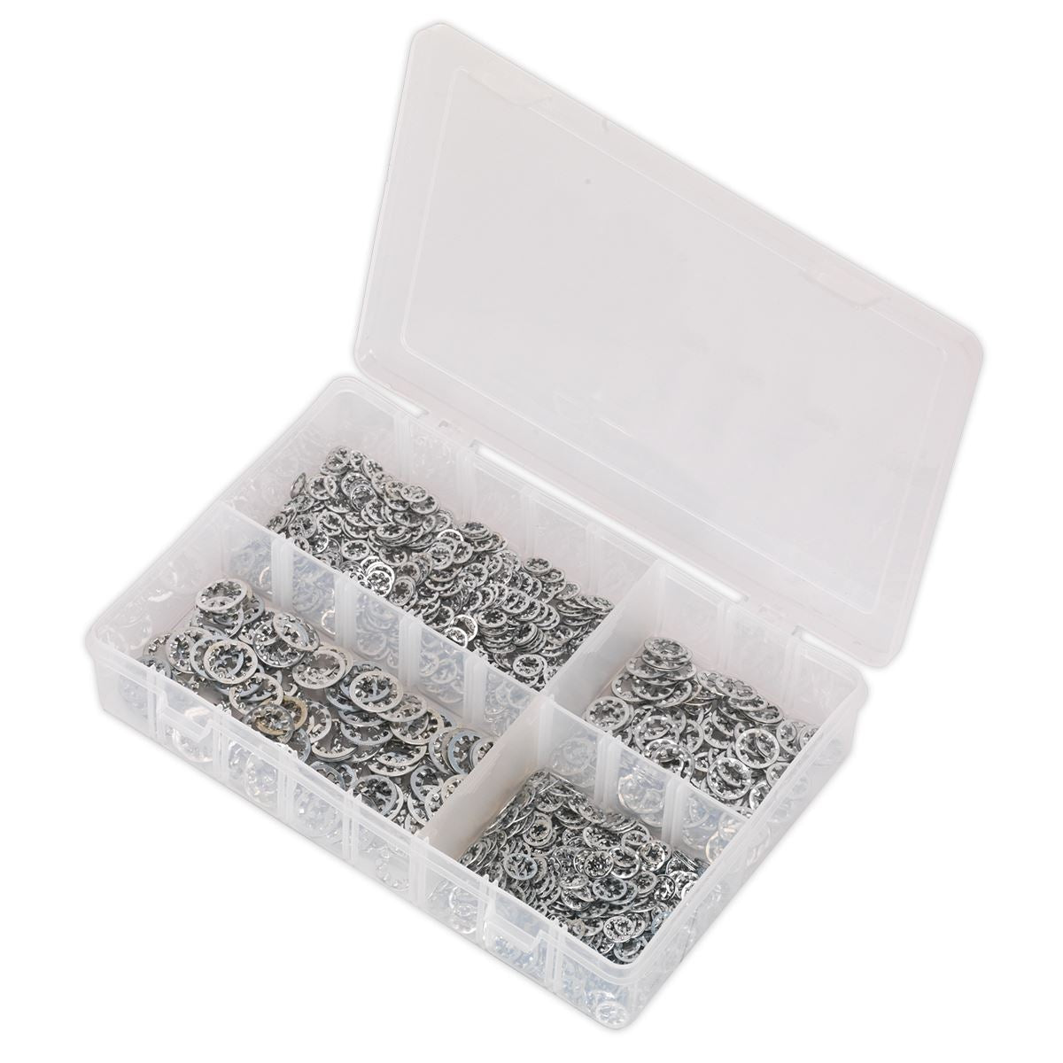 Sealey Lock Washer Assortment 1000pc Serrated Internal M5-M10 Metric 