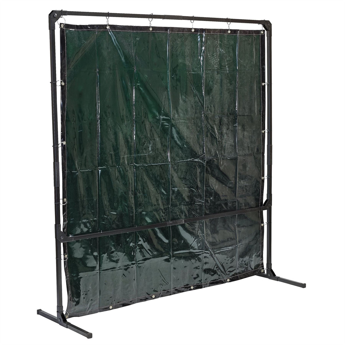 Draper Welding Curtain with Metal Frame 6' x 6' 28406  White Rose Tools