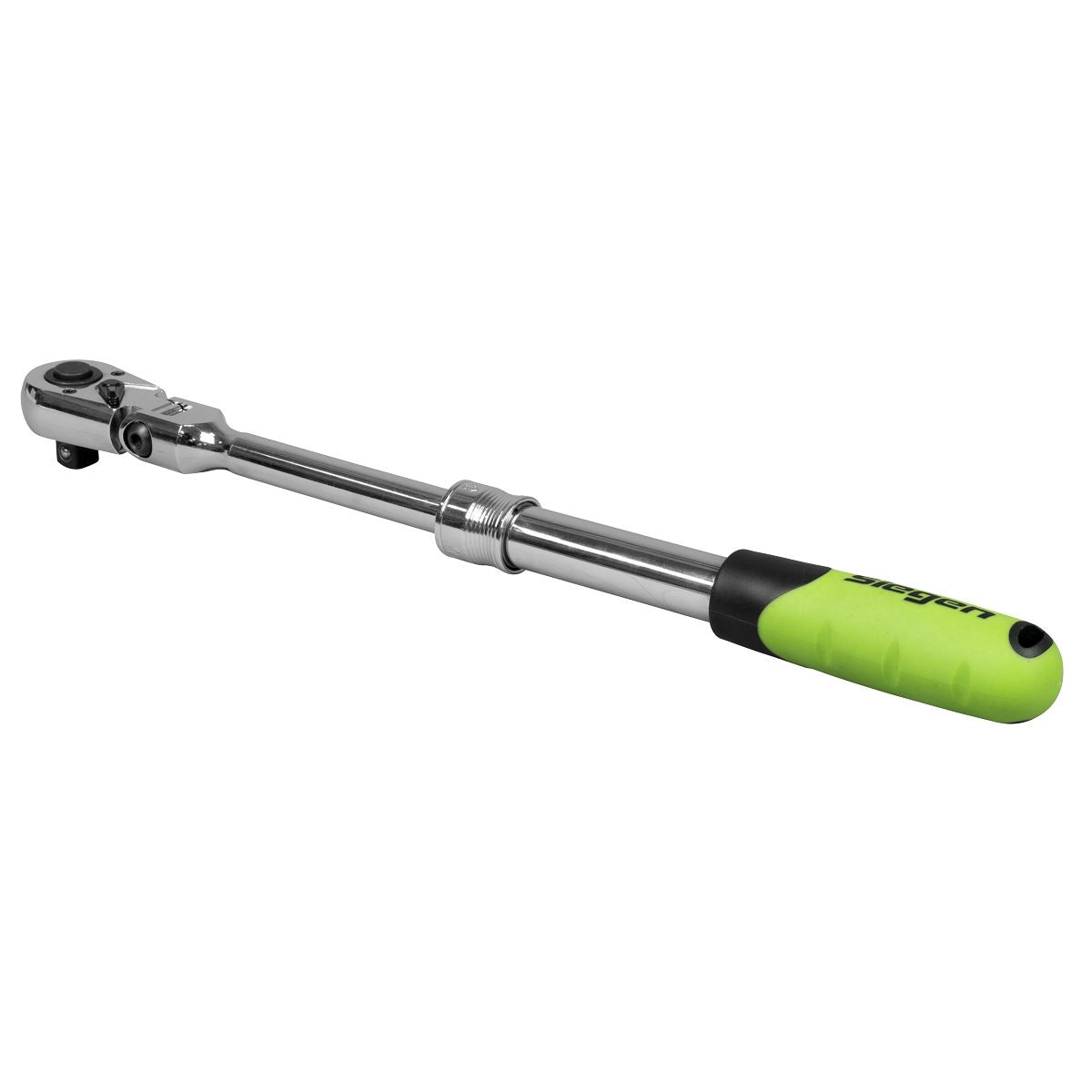 Siegen by Sealey Siegen Extendable Flexi-Head Ratchet Wrench 1/2"Sq Drive  White Rose Tools