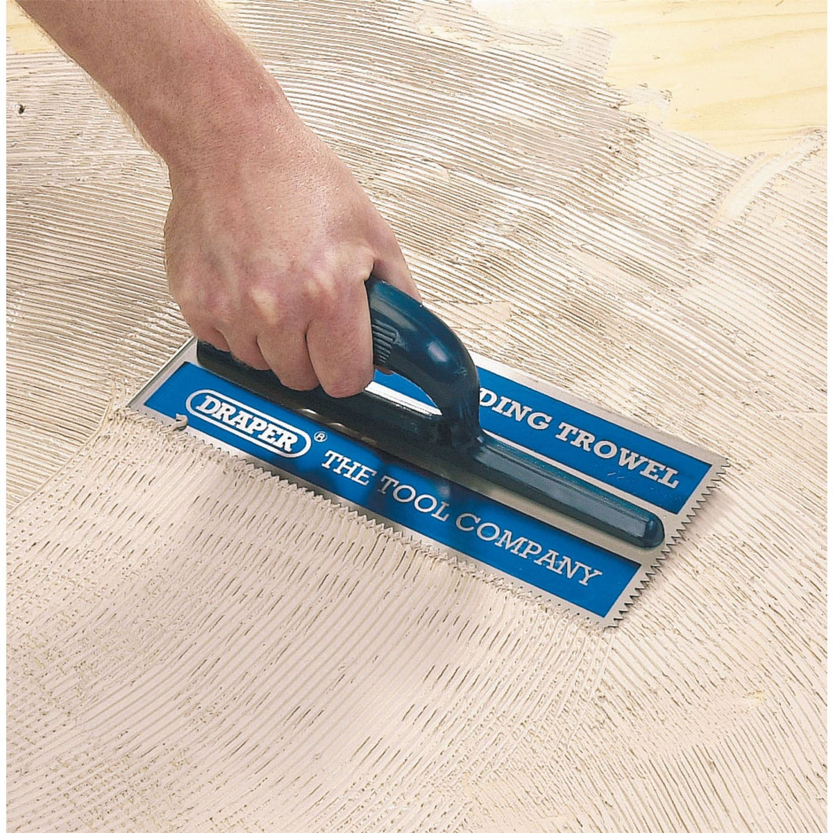 Draper Adhesive Spreading Trowel 115 x 265mm 67144  White Rose Tools