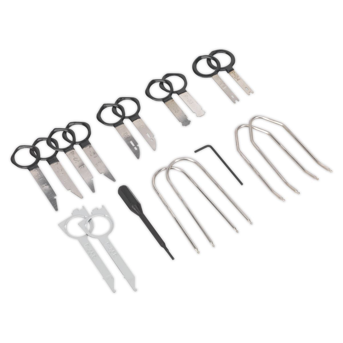 Sealey Radio Release Tool Set 18pc 