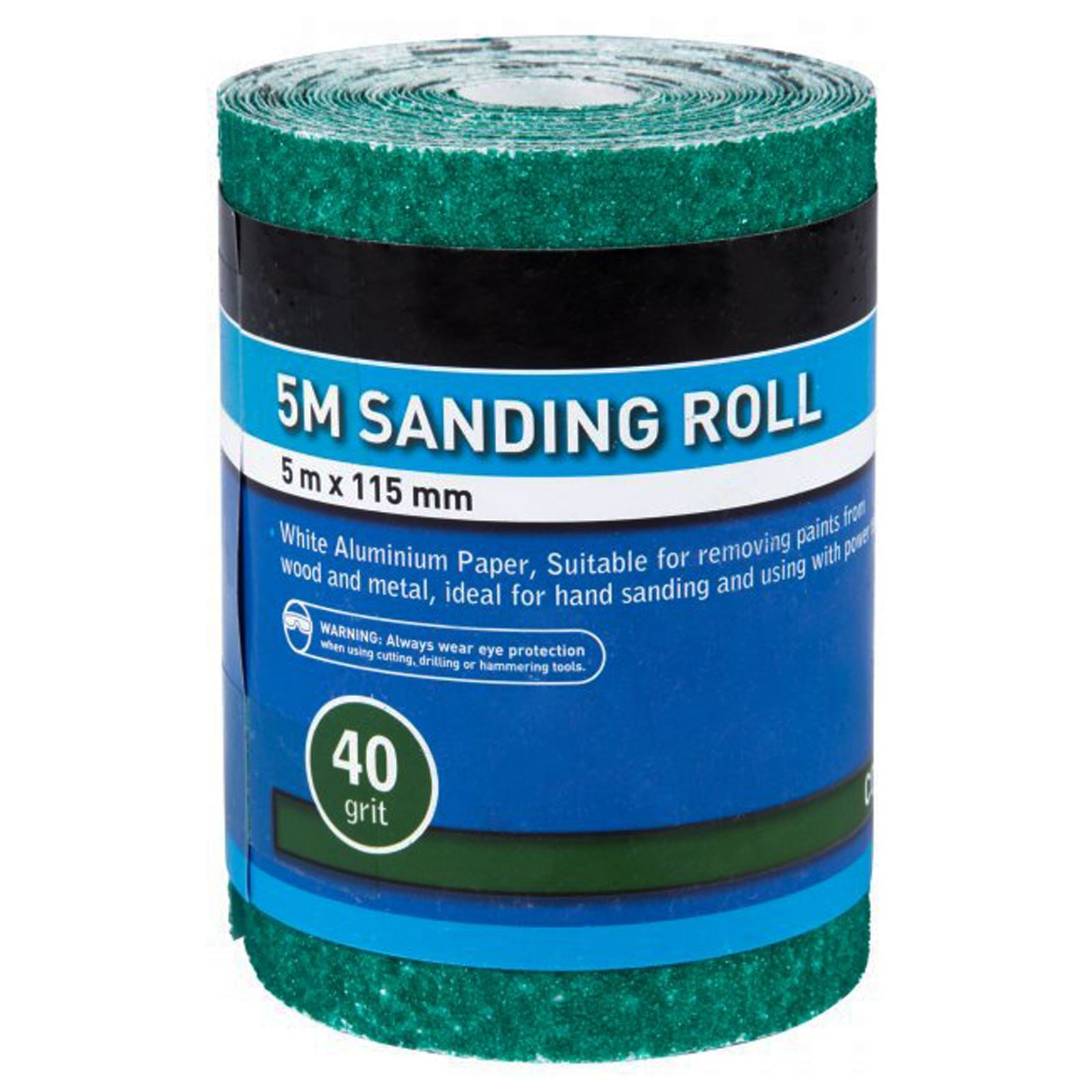 BlueSpot Sanding Paper Roll 5m x 115mm Aluminium Oxide