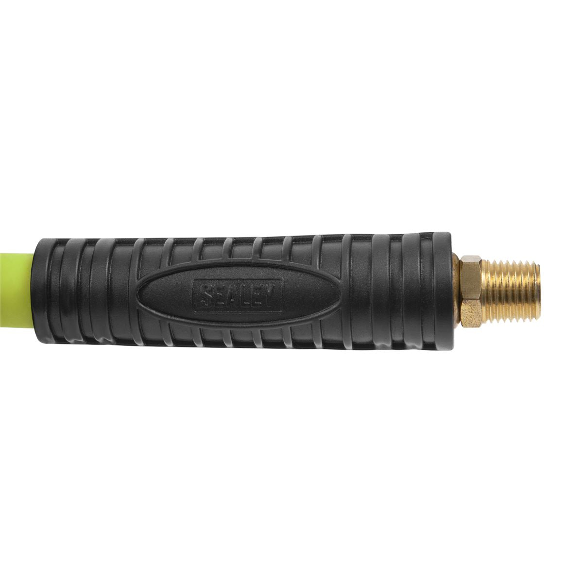 Sealey 15m Retractable High-Visibility TPR Air Hose with Metal Reel 10mm ID 