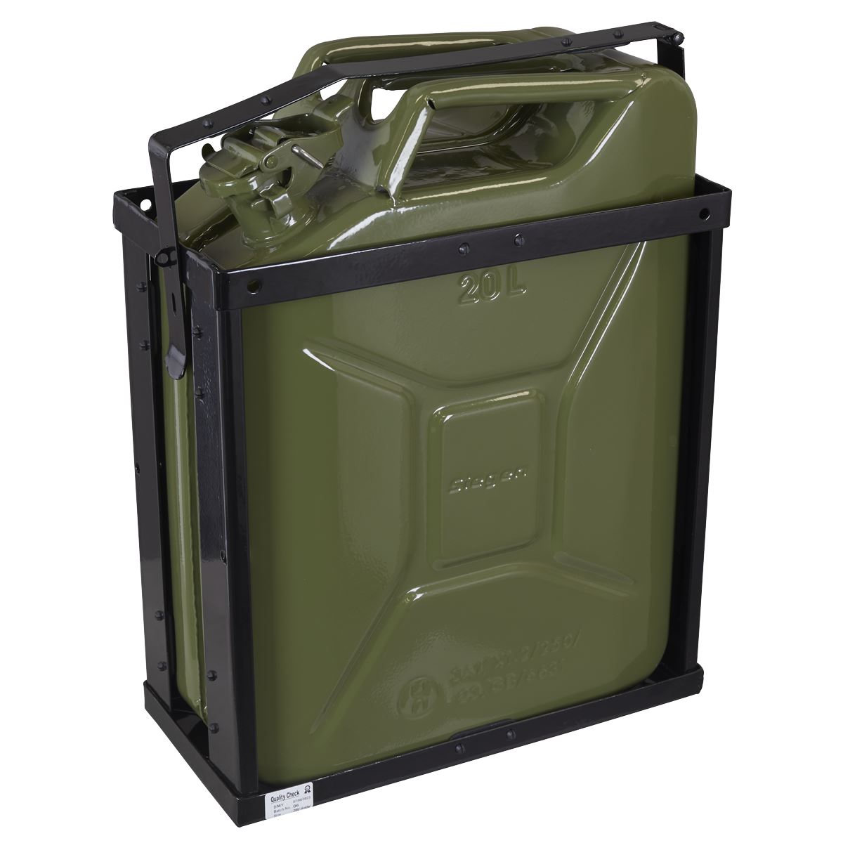 Siegen by Sealey Jerry Can - Green 20L  White Rose Tools