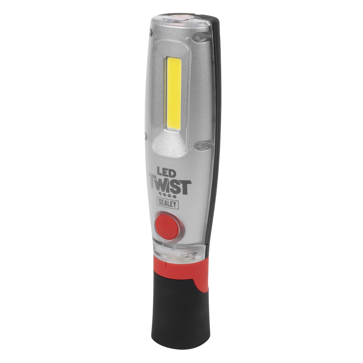 Sealey LED Twist Rechargeable Inspection Light 16W COB & 1W SMD  White Rose Tools