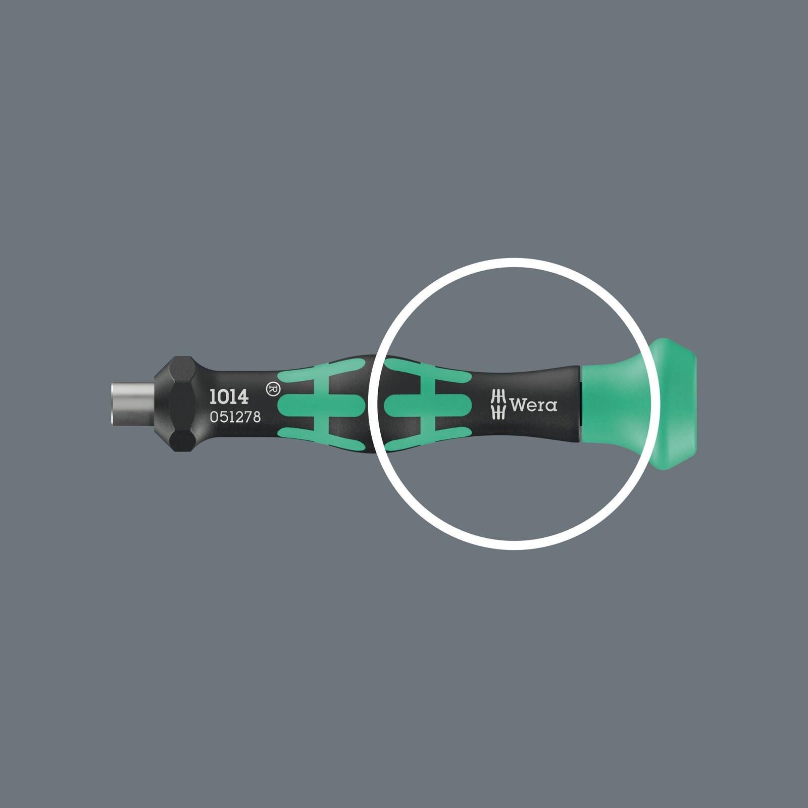 Wera Micro Bit Holding Precision Screwdriver 1014 Kraftform Micro for 4mm Hex Drive Bits