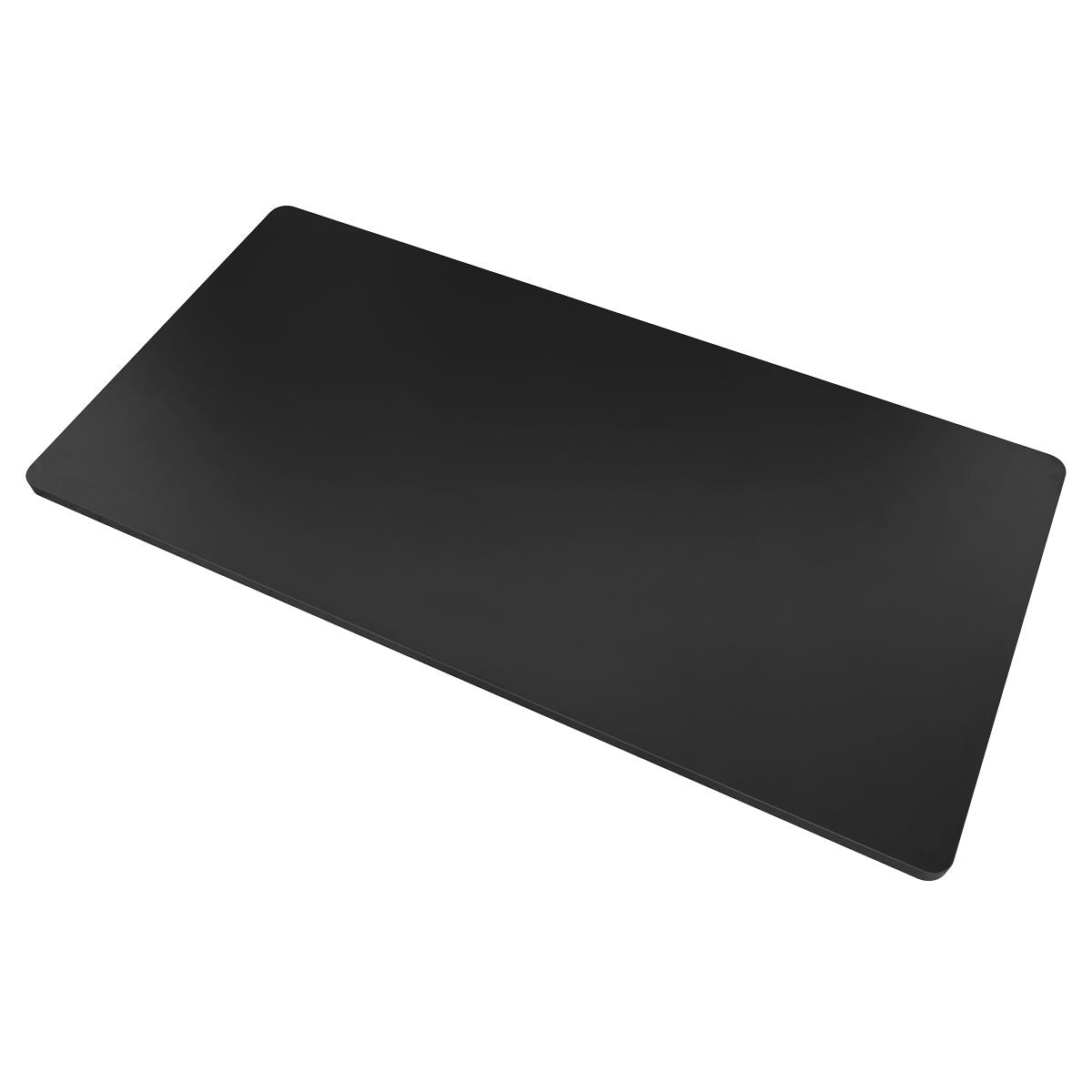 Dellonda Black Rectangular Desktop 1400 x 700mm, 1" Thickness - DH21