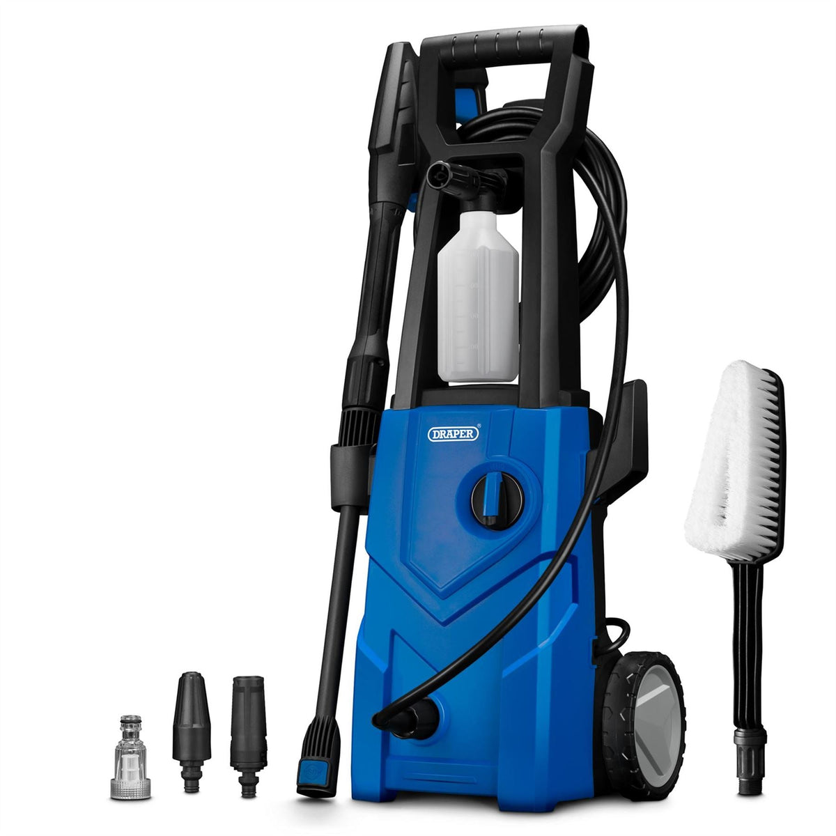 Draper 230V Pressure Washer 1600W 135bar 98676  White Rose Tools