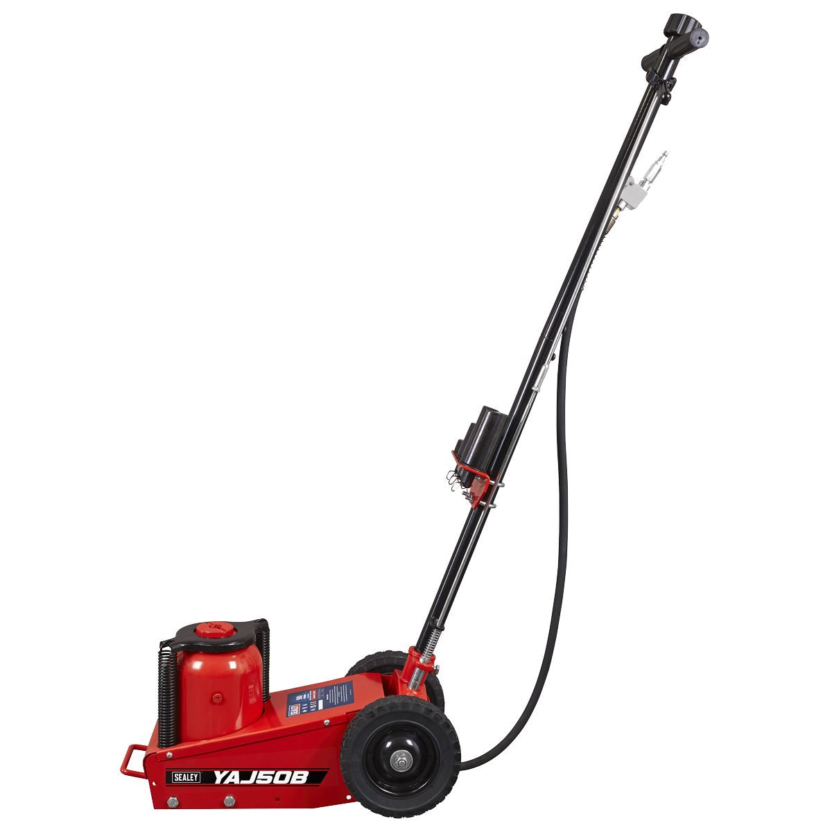 Sealey Air Operated Single Stage Trolley Jack 50 Tonne  White Rose Tools