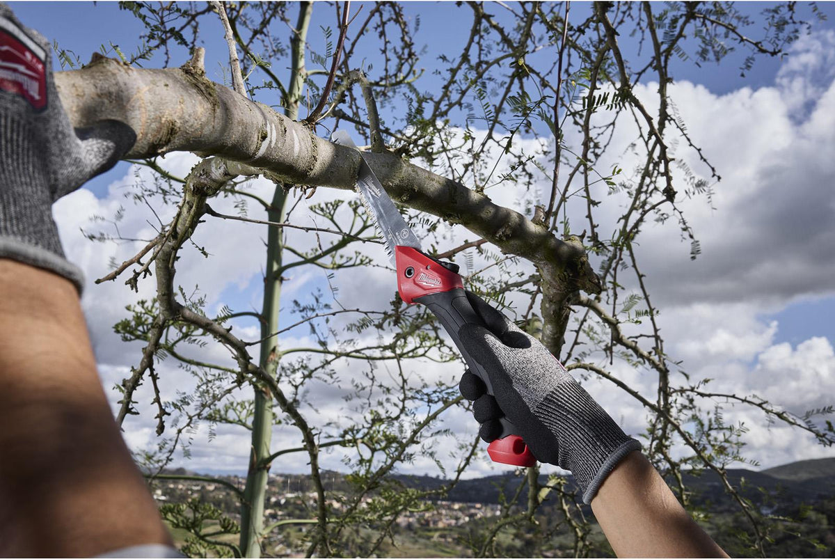 Milwaukee Compact Straight Folding Pruning Saw  White Rose Tools