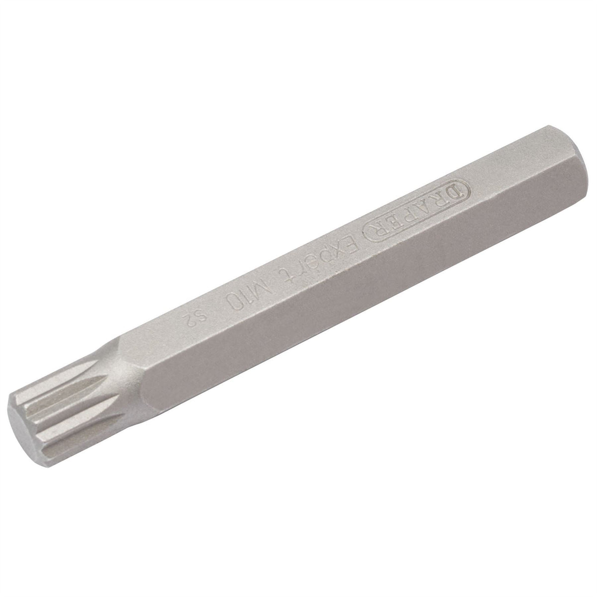 Draper Expert Spline 10mm Insert Bit for Mechanics Bit Sets M10 x 75mm 33348  White Rose Tools