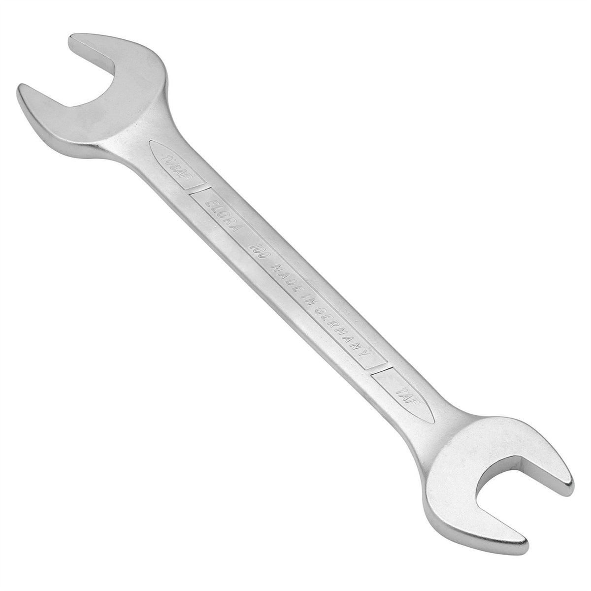 Elora Long Imperial Double Open End Spanner 1 x 1.1/8" 01606  White Rose Tools