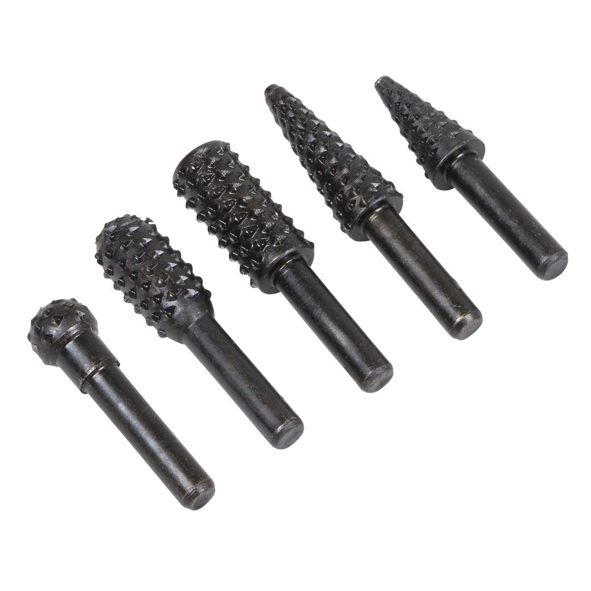 Sealey Rotary Burr Rasp Drill Bit Set 5pc 