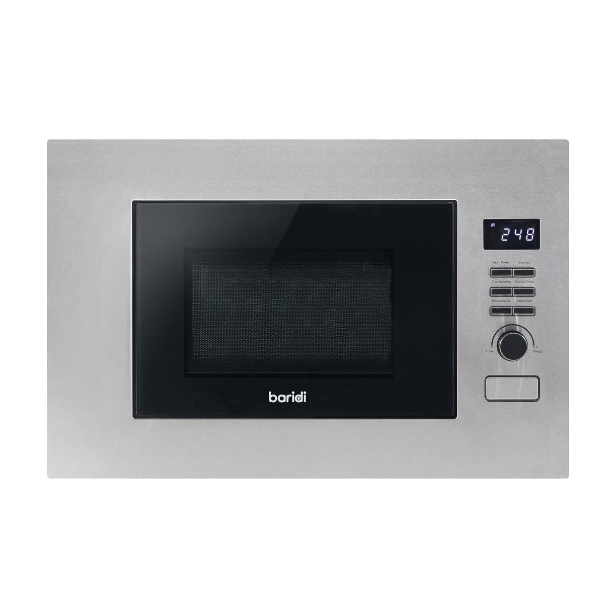 Baridi 20L Integrated Microwave Oven, 800W, Stainless Steel
