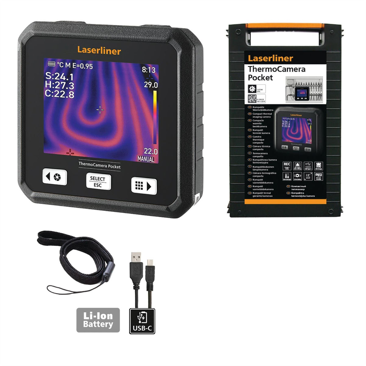 Laserliner 082.079A Pocket Thermal Imaging Camera 31989  White Rose Tools
