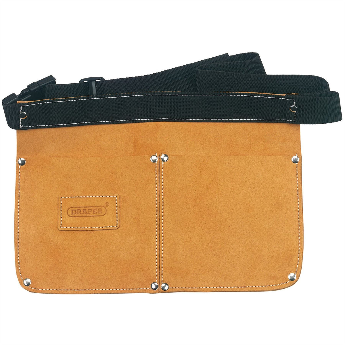 Draper Double Pocket Nail Pouch 72920  White Rose Tools