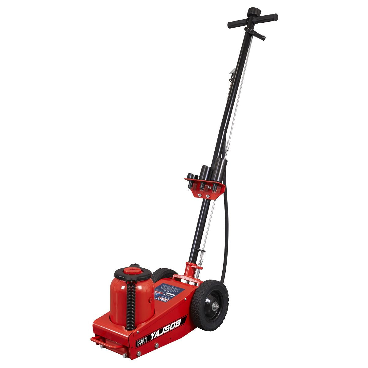 Sealey Air Operated Single Stage Trolley Jack 50 Tonne  White Rose Tools
