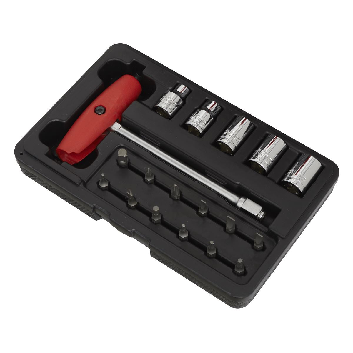 Sealey Socket and JIS Bit Set 18pc 