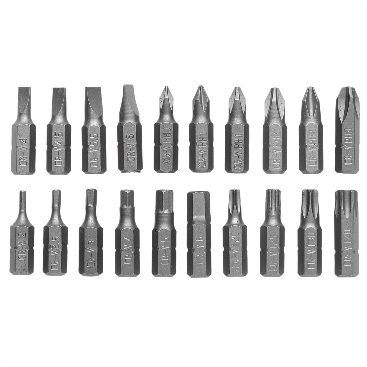 Draper Screwdriver Set with Wall Mountable Rack (37 Piece) 31672  White Rose Tools