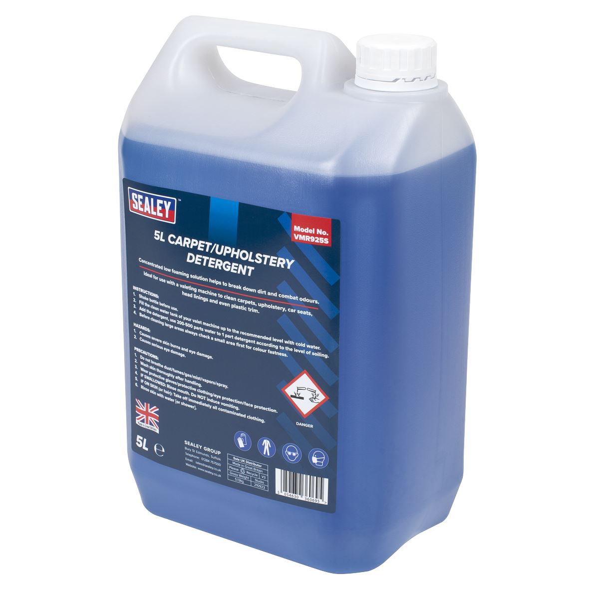 Sealey Carpet/Upholstery Detergent 5L 