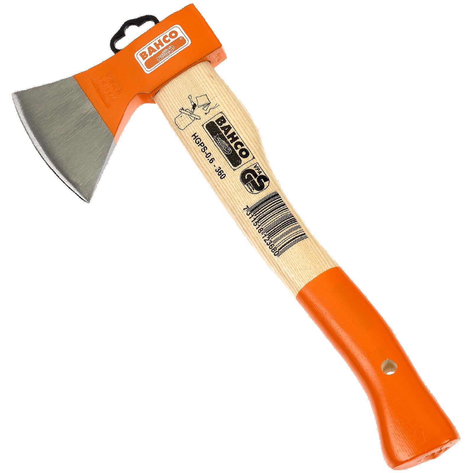 Bahco Camping Axe with Curved Ash Wood Handle 800g 28oz