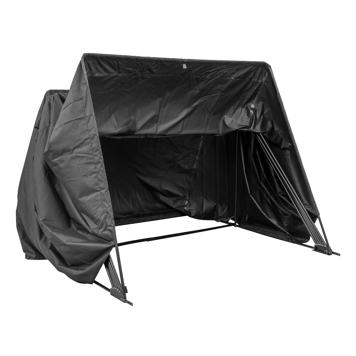 Sealey Trike/3 Motorcycle Garage Shelter 2100 x 3800 x 1900mm  White Rose Tools