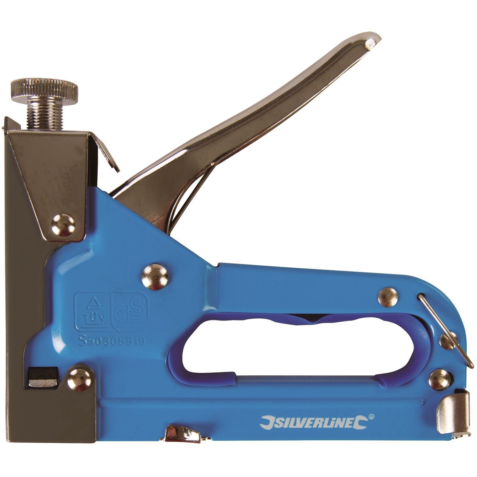Silverline Heavy Duty 3 in 1 Staple Gun Cable Remover Tacker DIY Tool 