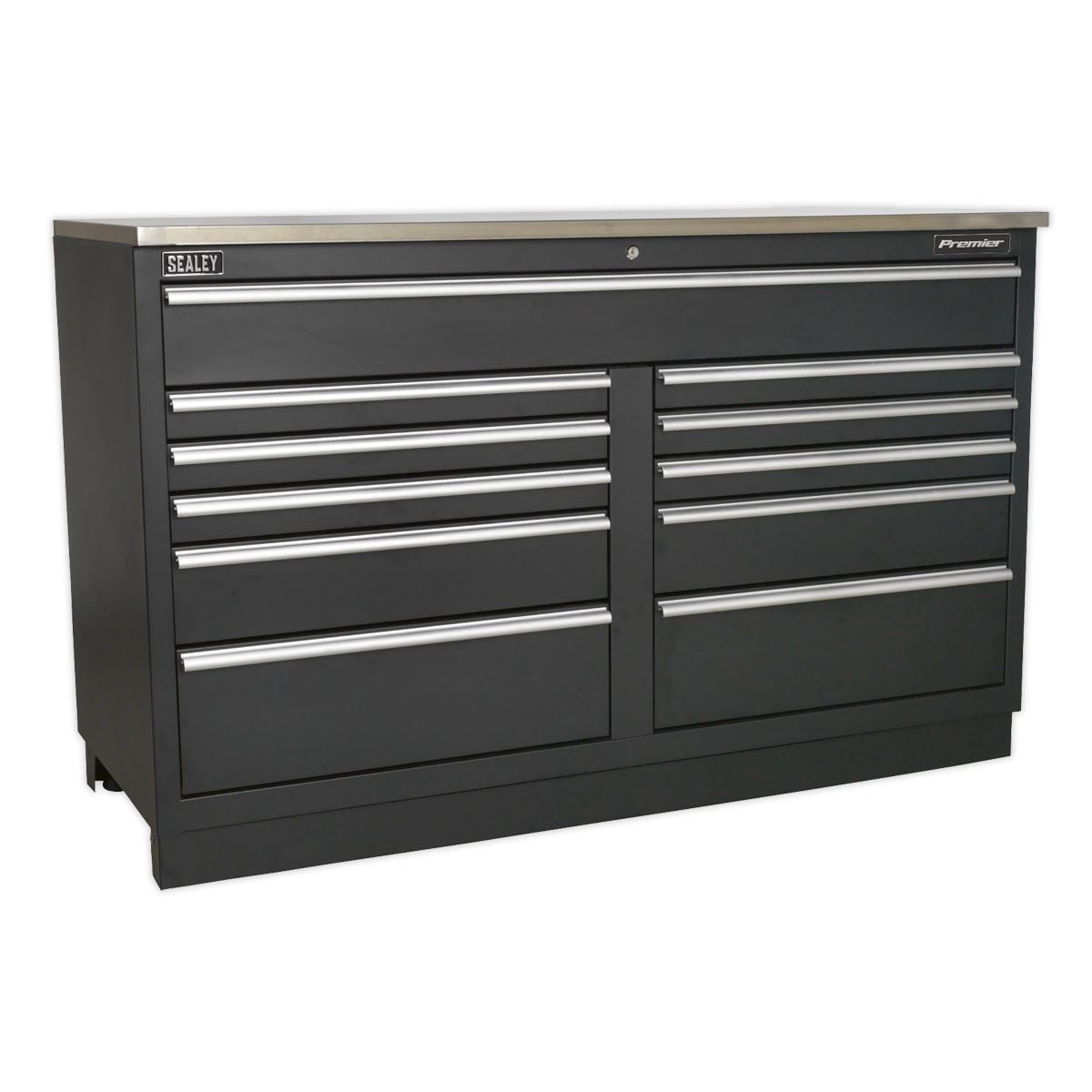 Sealey Premier Modular Floor Cabinet 11 Drawer 1550mm Heavy-Duty