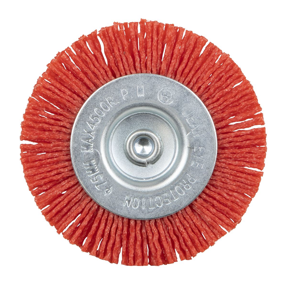 Sealey 75mm Nylon Filament Circular Brush with 6mm Shaft