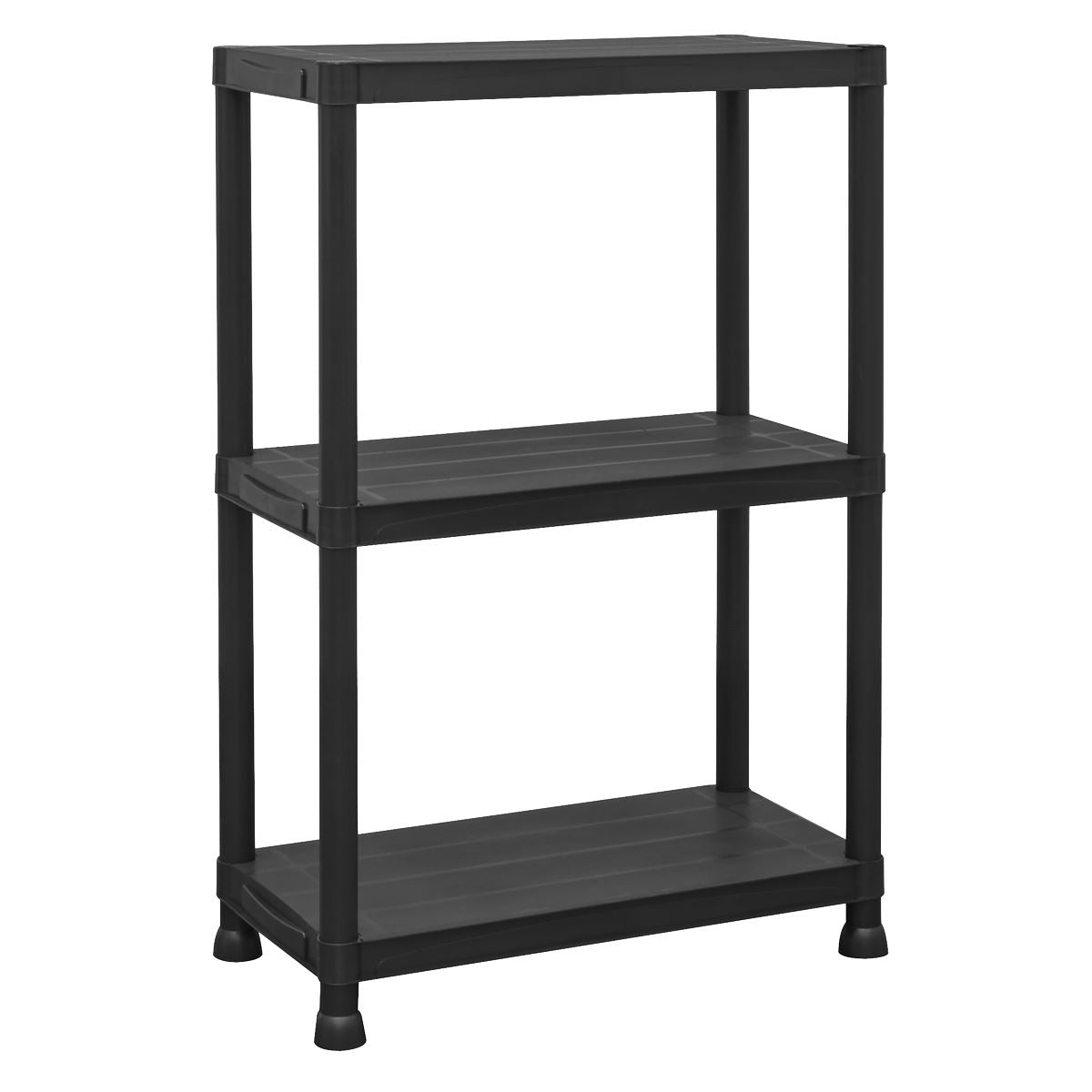 Sealey Plastic Racking Unit with 3 Shelves 25kg Capacity Per Level