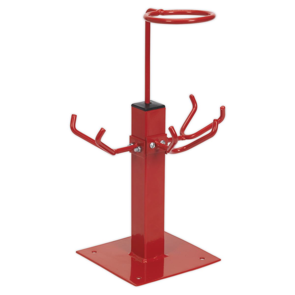 Sealey Spray Gun Holder Stand Heavy Duty 3 Gravity Feed Filter Ring Body Shop