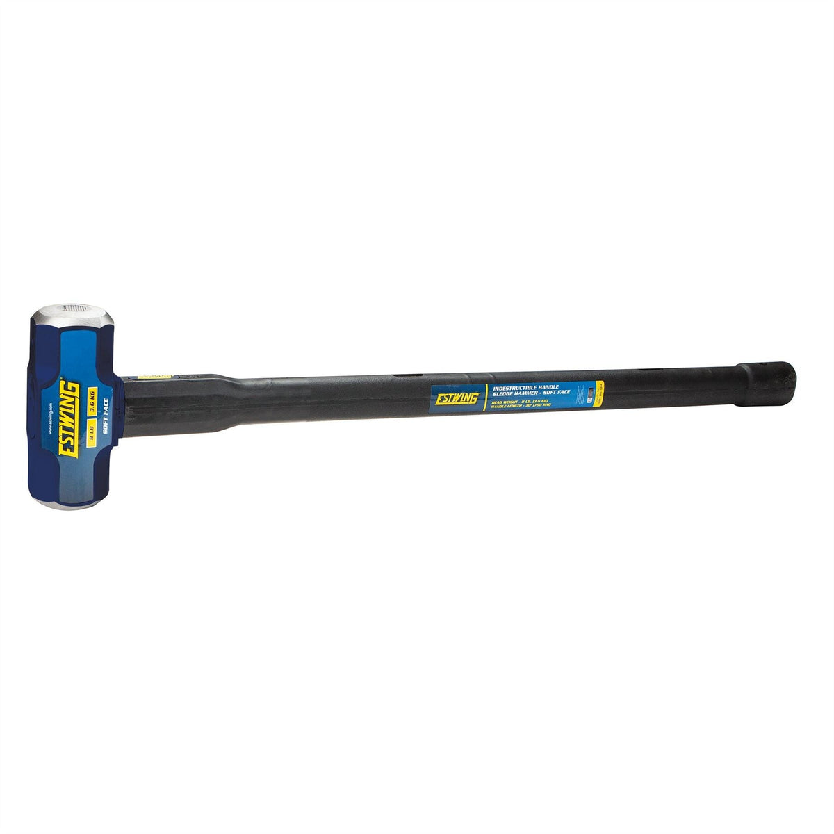 Estwing ESH-830X Indestructible Shaft Sledge Hammer 3.6kg/8lb 31276  White Rose Tools