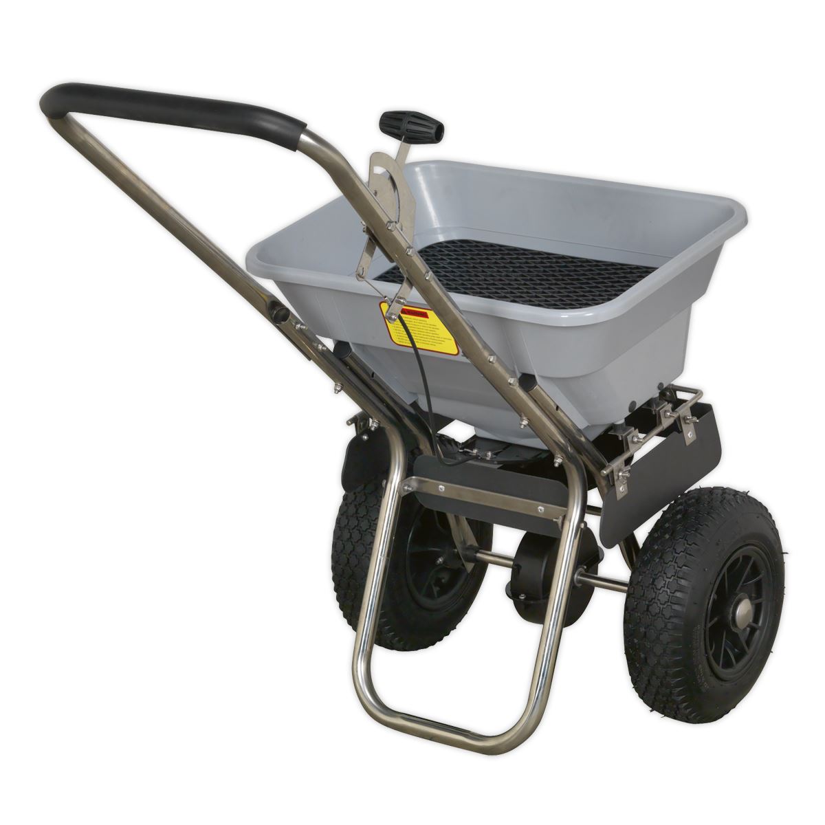 Sealey Stainless Steel Broadcast Salt Spreader 37kg Walk Behind 