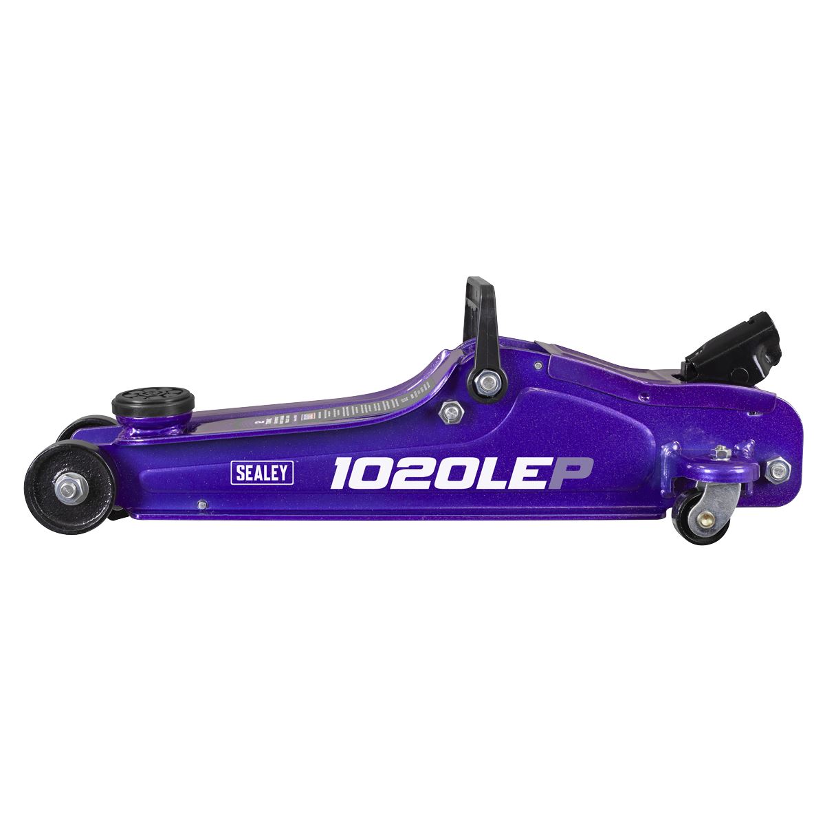 Sealey Low Profile Short Chassis Trolley Jack 2 Tonne - Purple  White Rose Tools