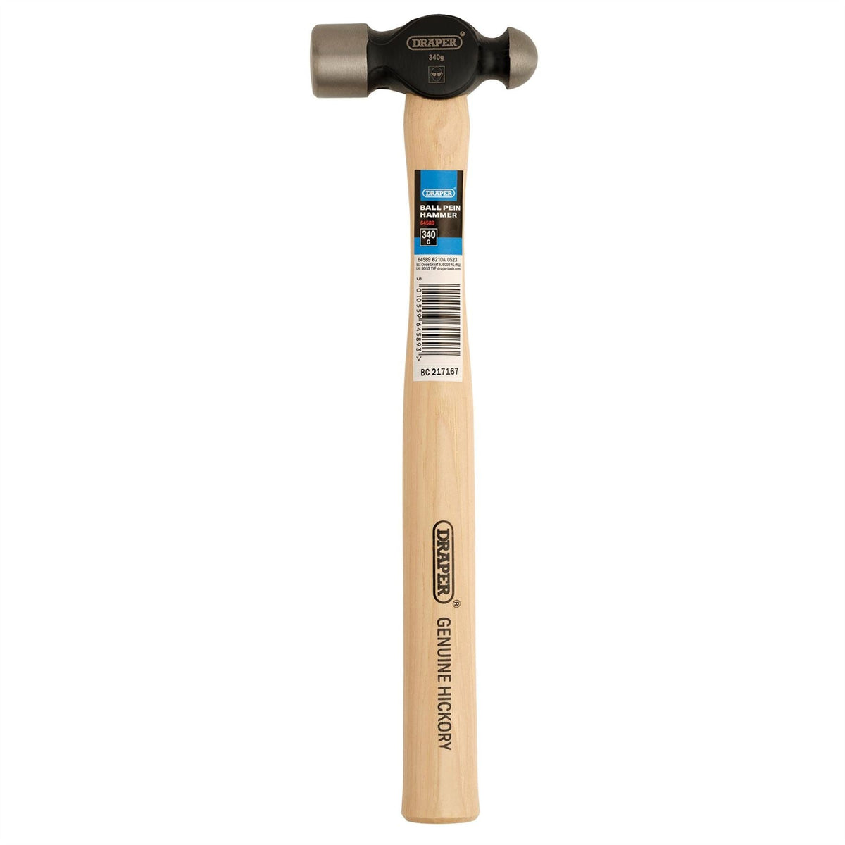 Draper General Purpose Ball Pein Hammer 340g/12oz 64589  White Rose Tools