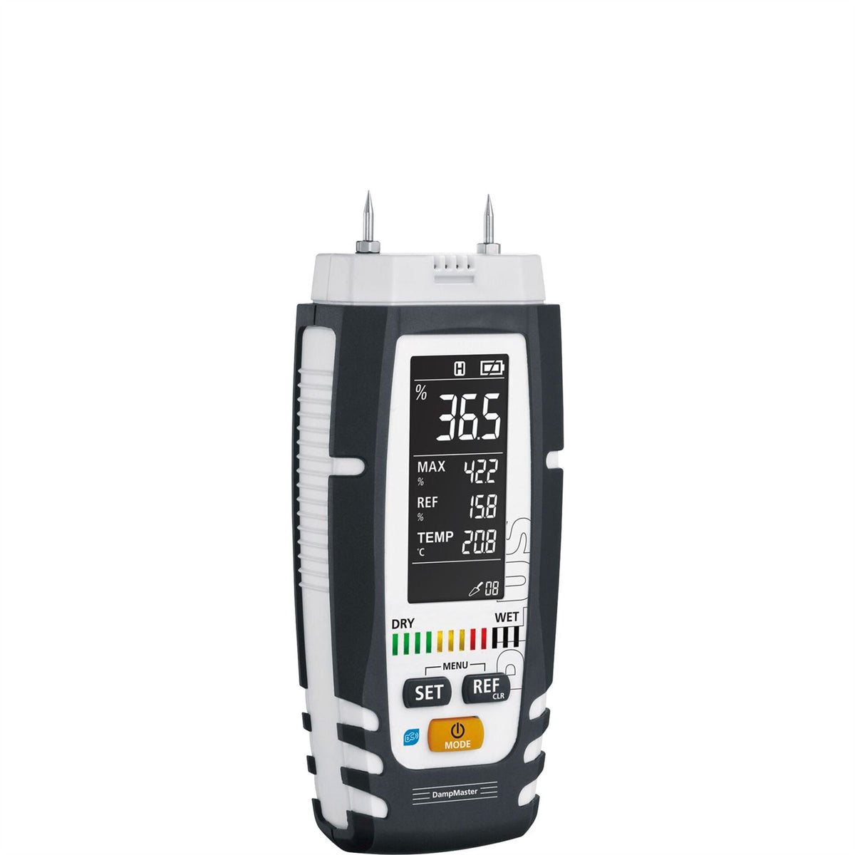 Laserliner 082.328A DampMaster Plus Material Moisture Measuring Device 31924  White Rose Tools