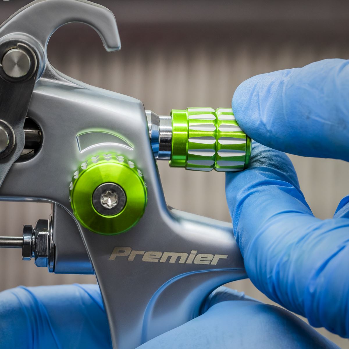 Sealey Premier LVLP Gravity Feed Spray Gun - 1.4mm Set-Up 