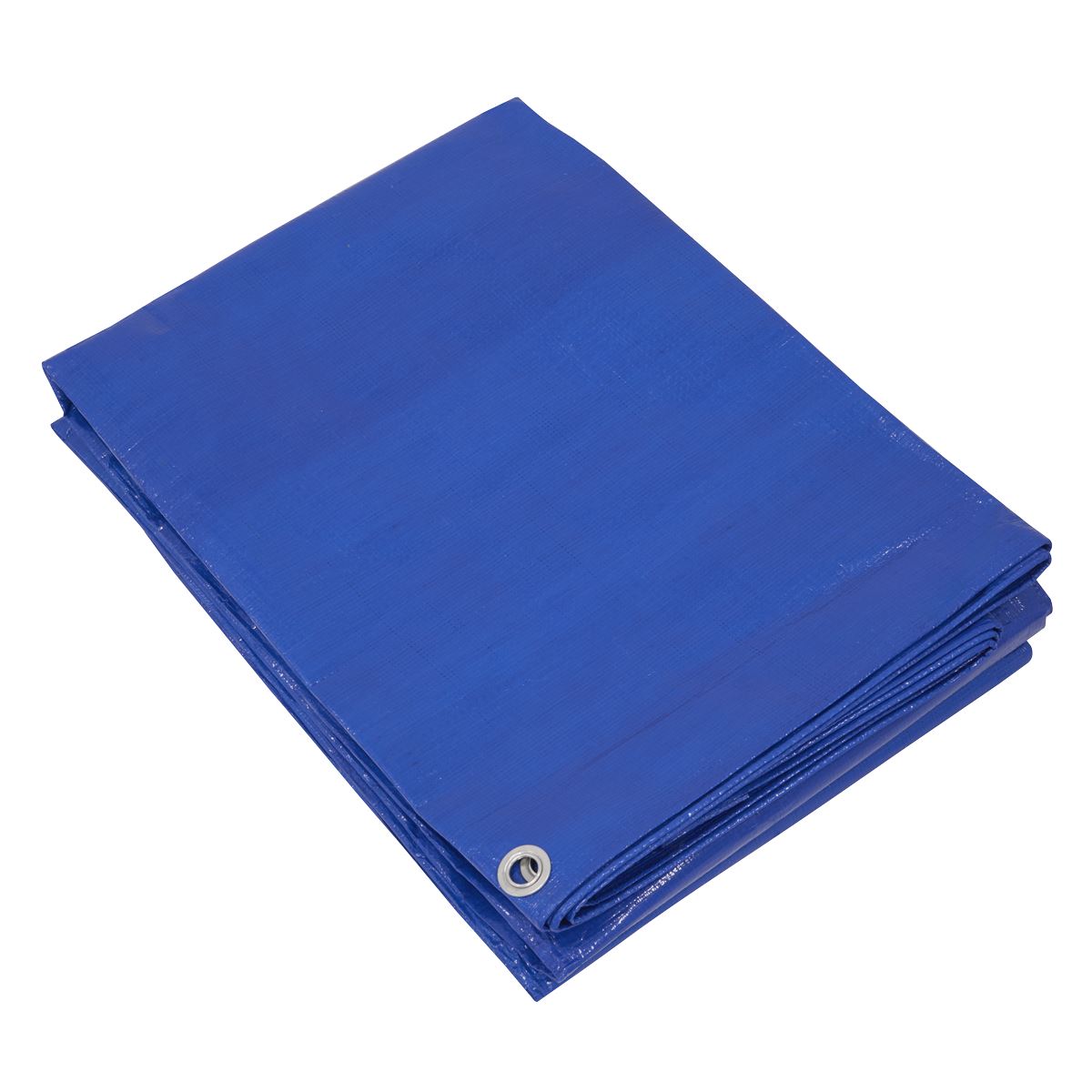 Sealey Lightweight PE Tarpaulin 5.49 x 7.32m - Blue