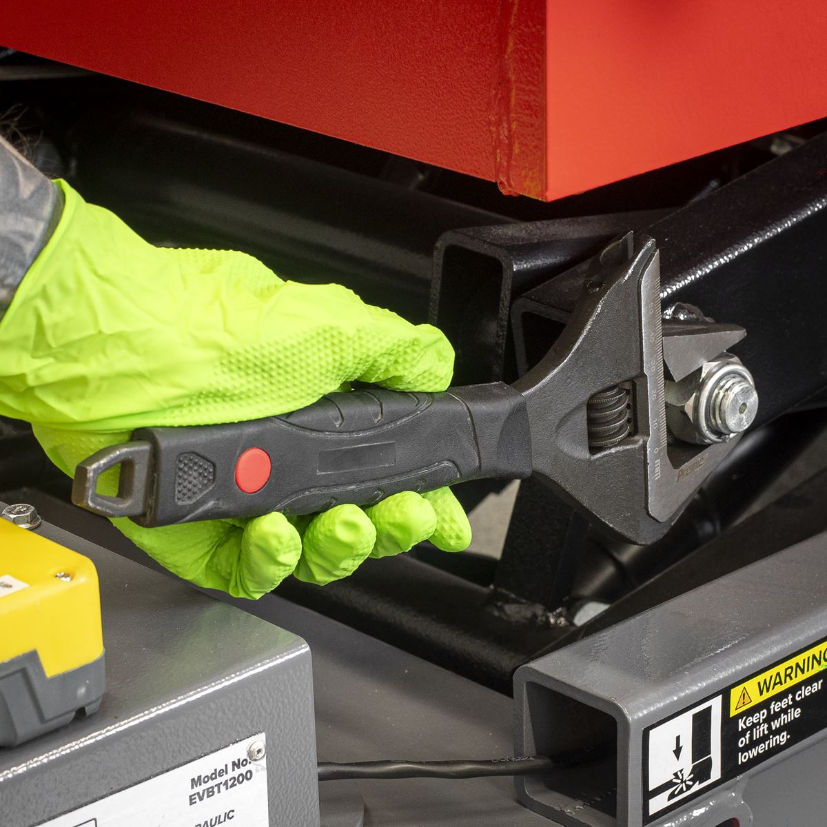 Sealey Premier Adjustable Wide Jaw Wrench 250mm  White Rose Tools